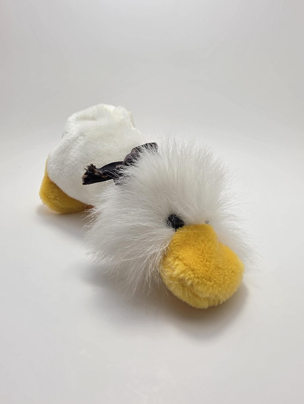 Vintage 80's Zoe Googles Ganz Heritage White Platypus Plush (8 inch)